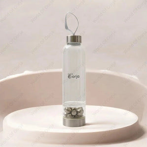 Pyrite Crystal Infused Water Bottle - WorldOfOorja