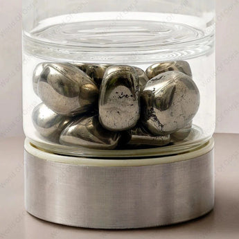 Pyrite Crystal Infused Water Bottle - WorldOfOorja