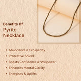 Pyrite Necklace - WorldOfOorja