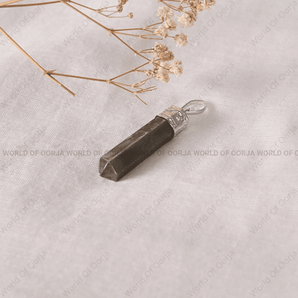 Pyrite Pencil Pendant - WorldOfOorja