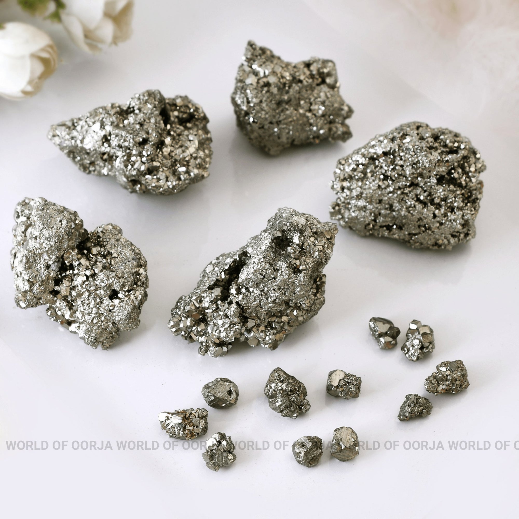 Pyrite Raw Cluster - WorldOfOorja