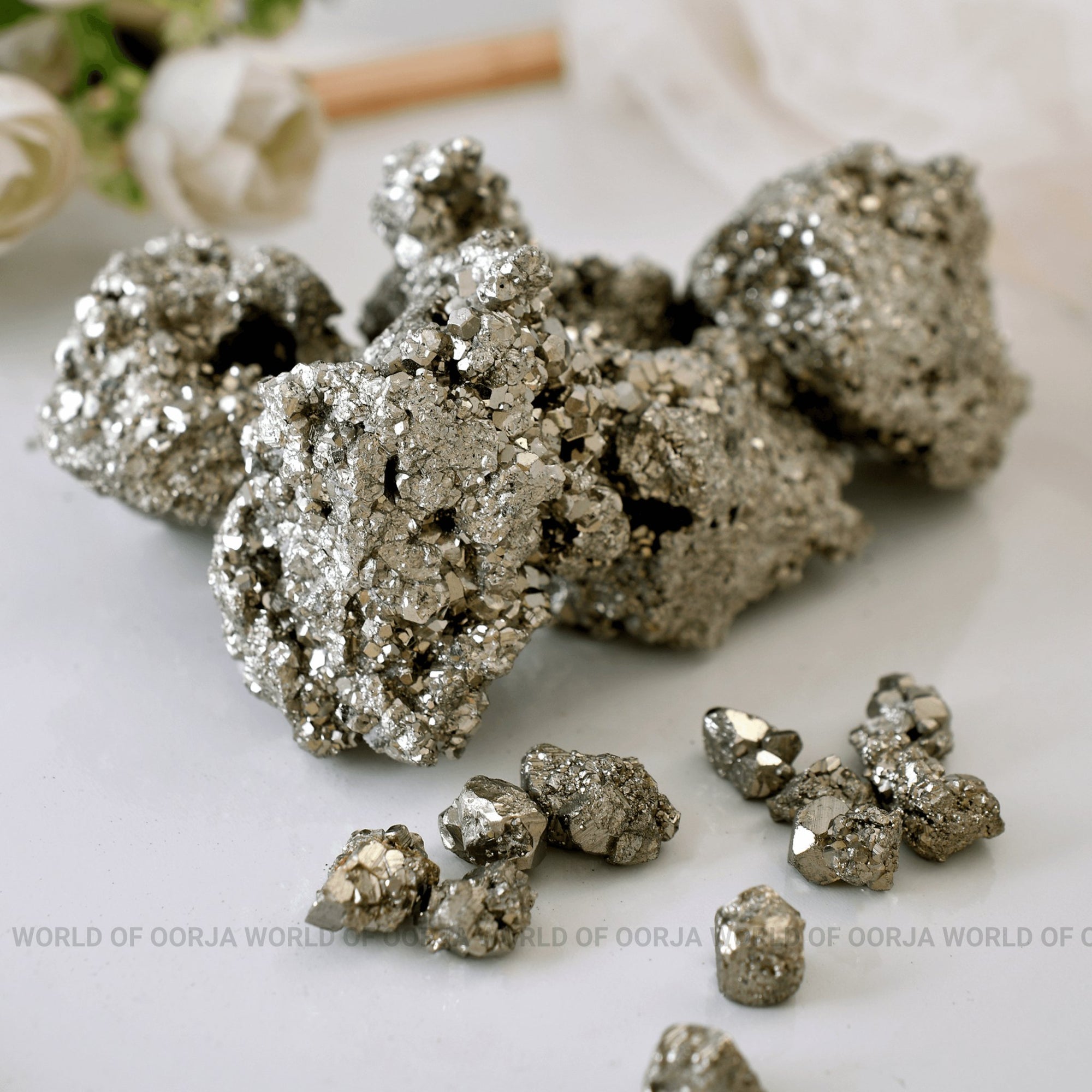 Pyrite Raw Cluster - WorldOfOorja