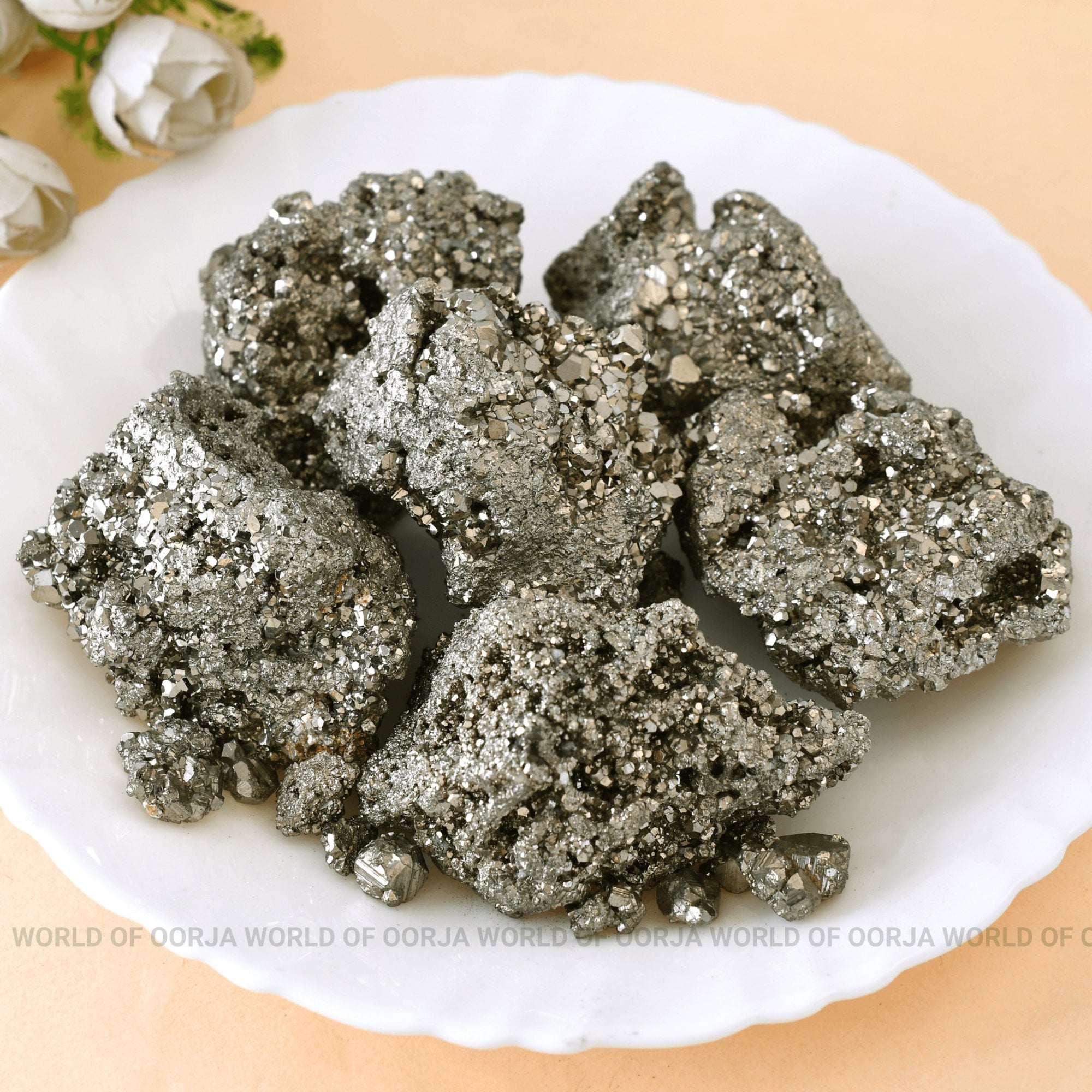 Pyrite Raw Cluster - WorldOfOorja