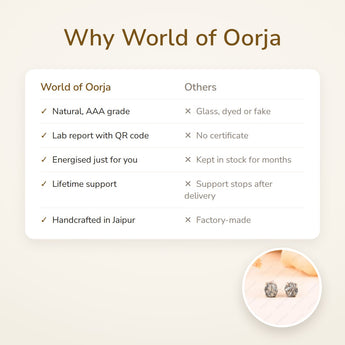 Why World of Oorja – Raw Pyrite Studs