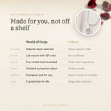 Why World of Oorja – Clear Quartz (Sphatik) Pendant made for you, finished by hand in Jaipur