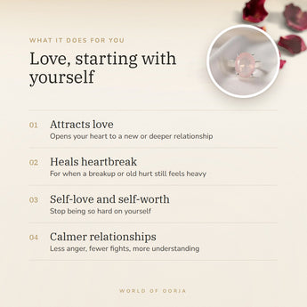 Rose Quartz Ring benefits – World of Oorja