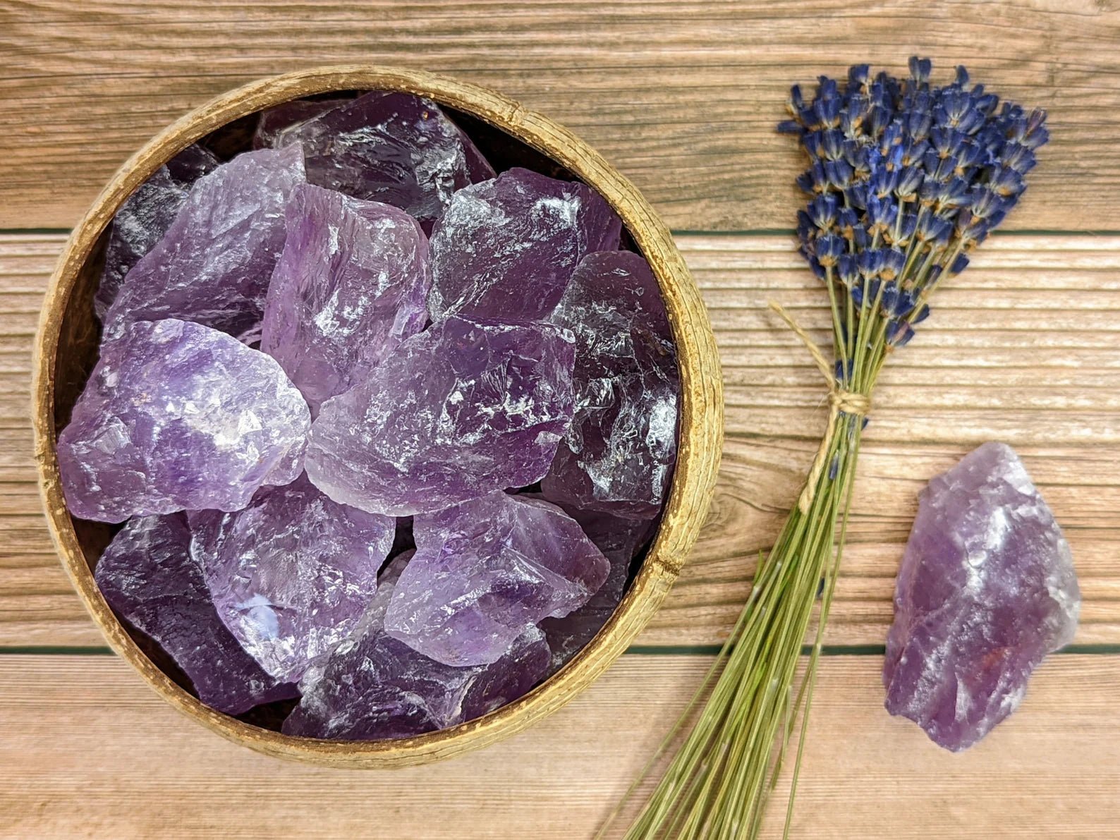 Raw Amethyst Crystal Cluster - WorldOfOorja