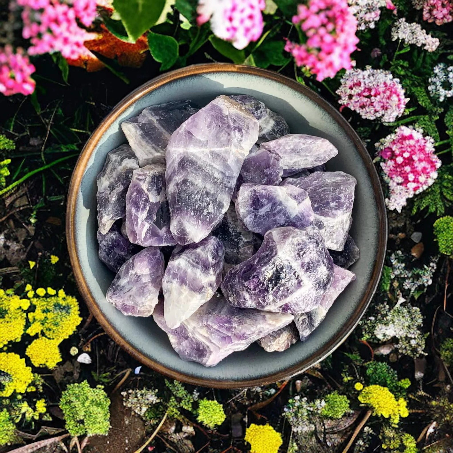 Raw Amethyst Crystal Cluster - WorldOfOorja