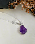 Raw Amethyst Pendant - WorldOfOorja