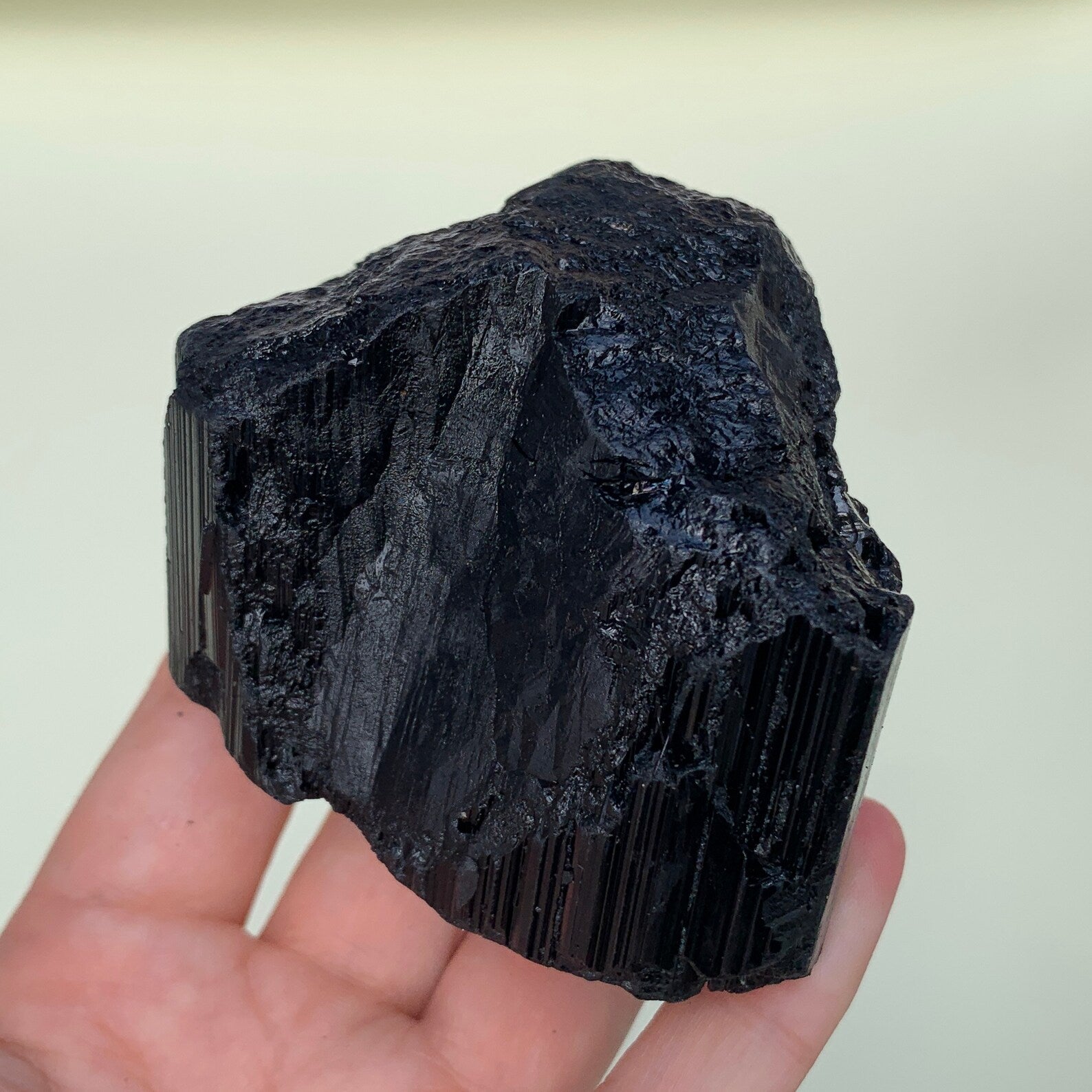 Raw Black Tourmaline Cluster - WorldOfOorja