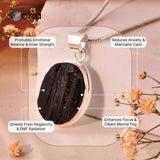 Raw Black Tourmaline Pendant - WorldOfOorja