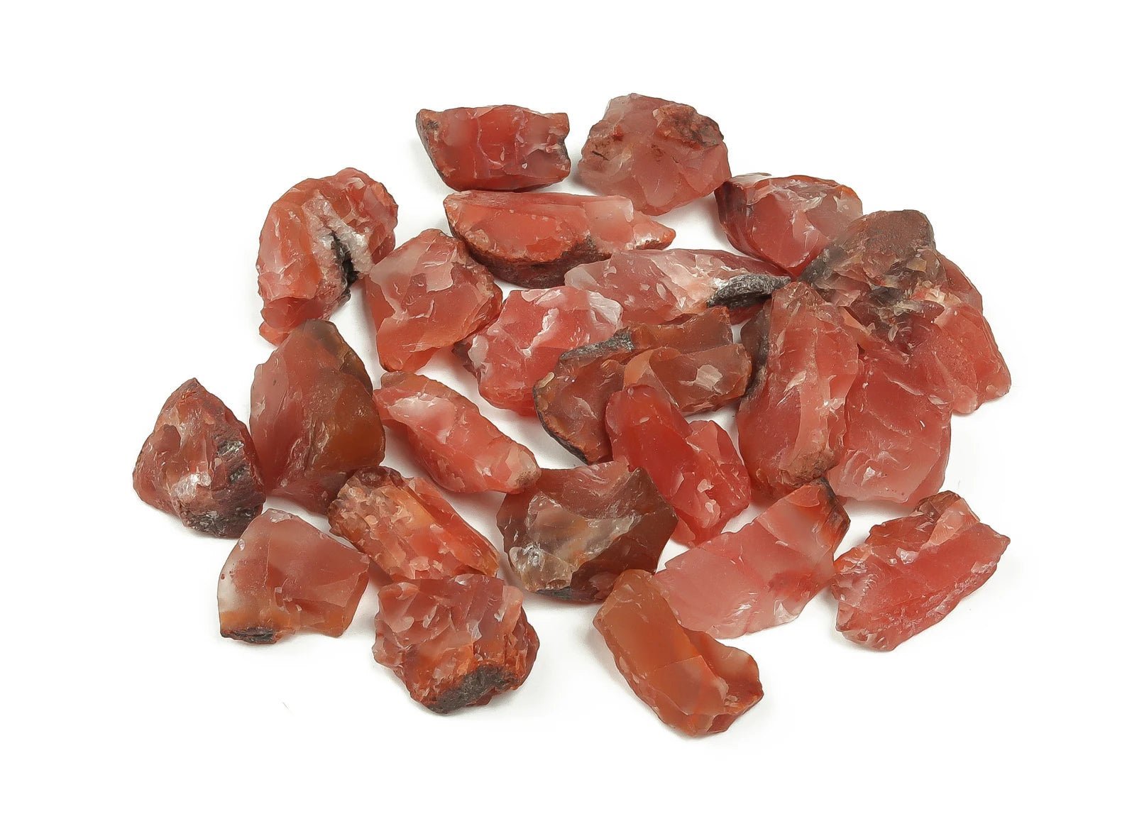 Raw Carnelian Cluster - WorldOfOorja