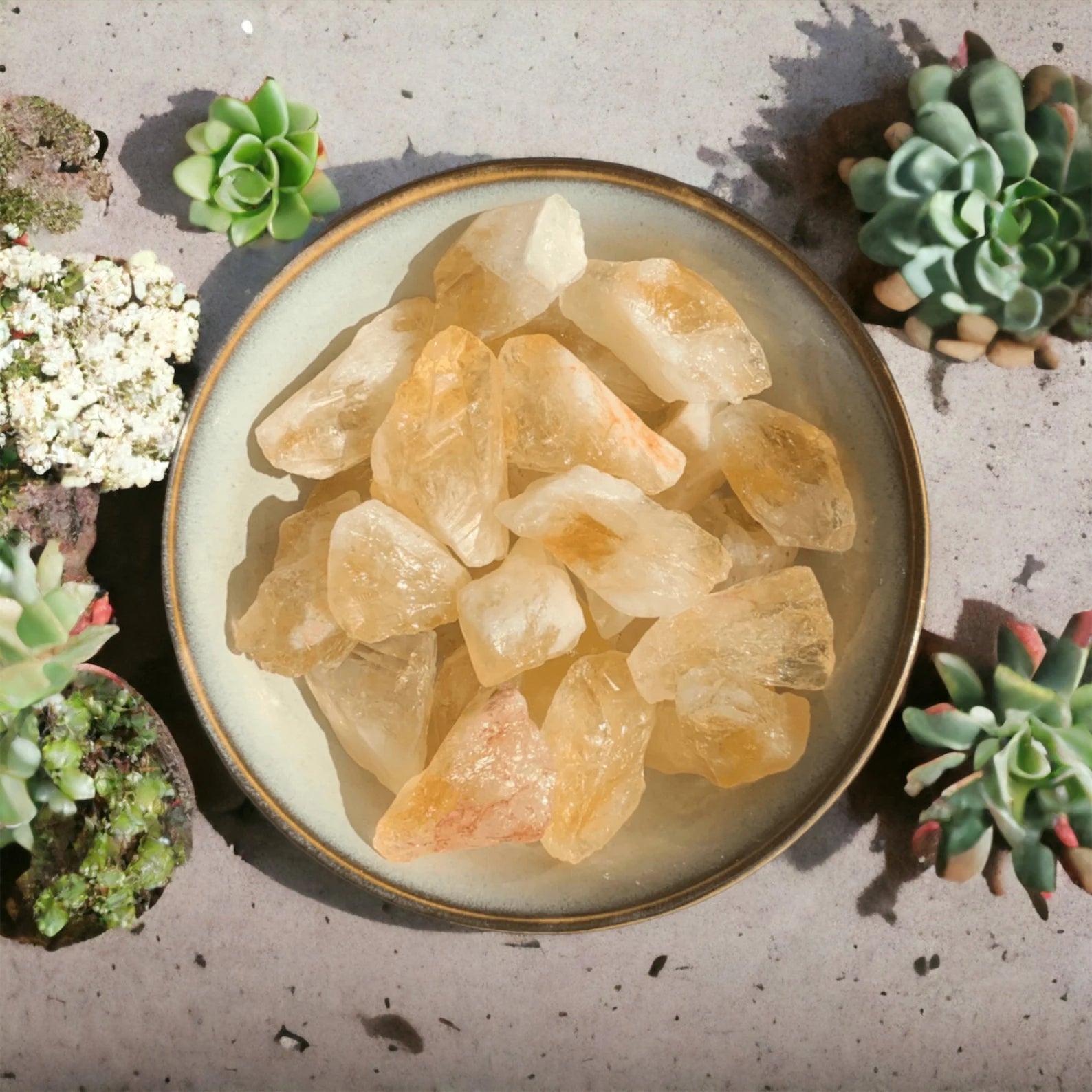 Raw Citrine Crystal Cluster - WorldOfOorja