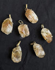 Raw Citrine Pendant - WorldOfOorja