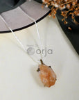 Raw Citrine Pendant - WorldOfOorja