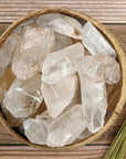 Raw Clear Quartz Cluster - WorldOfOorja