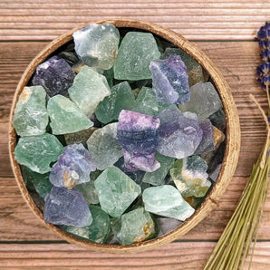 Raw Multiflourite Cluster - WorldOfOorja