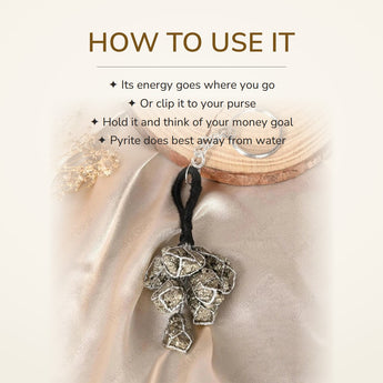 How to use your Raw Pyrite Cluster Keychain