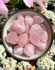 Raw Rose Quartz Cluster - WorldOfOorja