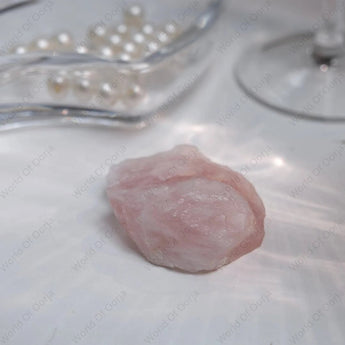 Raw Rose Quartz Cluster - WorldOfOorja