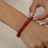 Red Coral Bracelet (Moonga) - WorldOfOorja