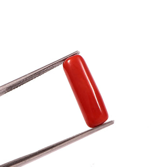 Red Coral (moonga) (7.86 Ratti, 7.22 Carat) - WorldOfOorja