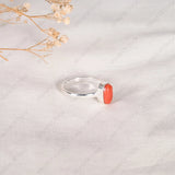 Red Coral (moonga) Ring - WorldOfOorja