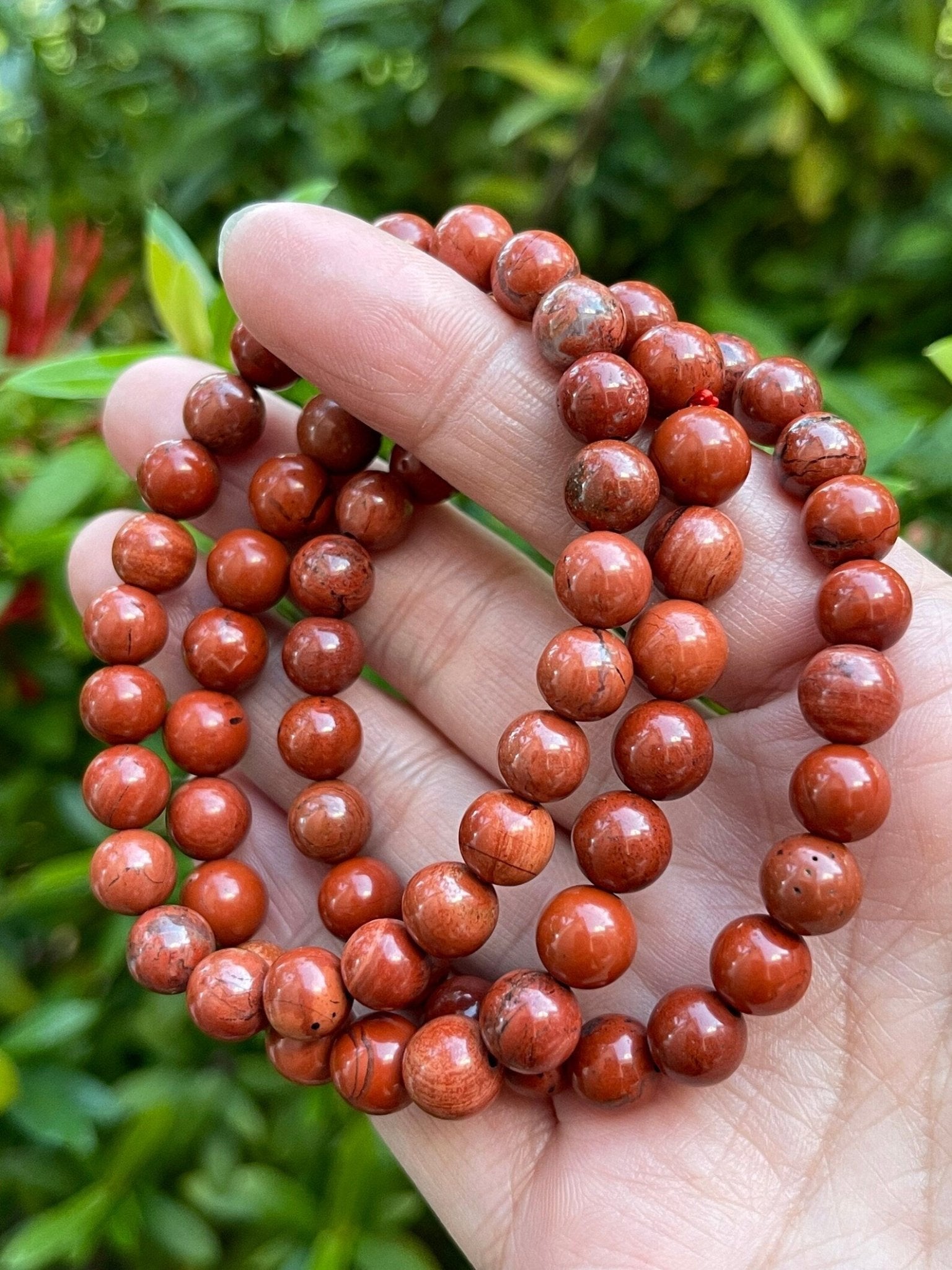 Red Jasper Bracelet - WorldOfOorja