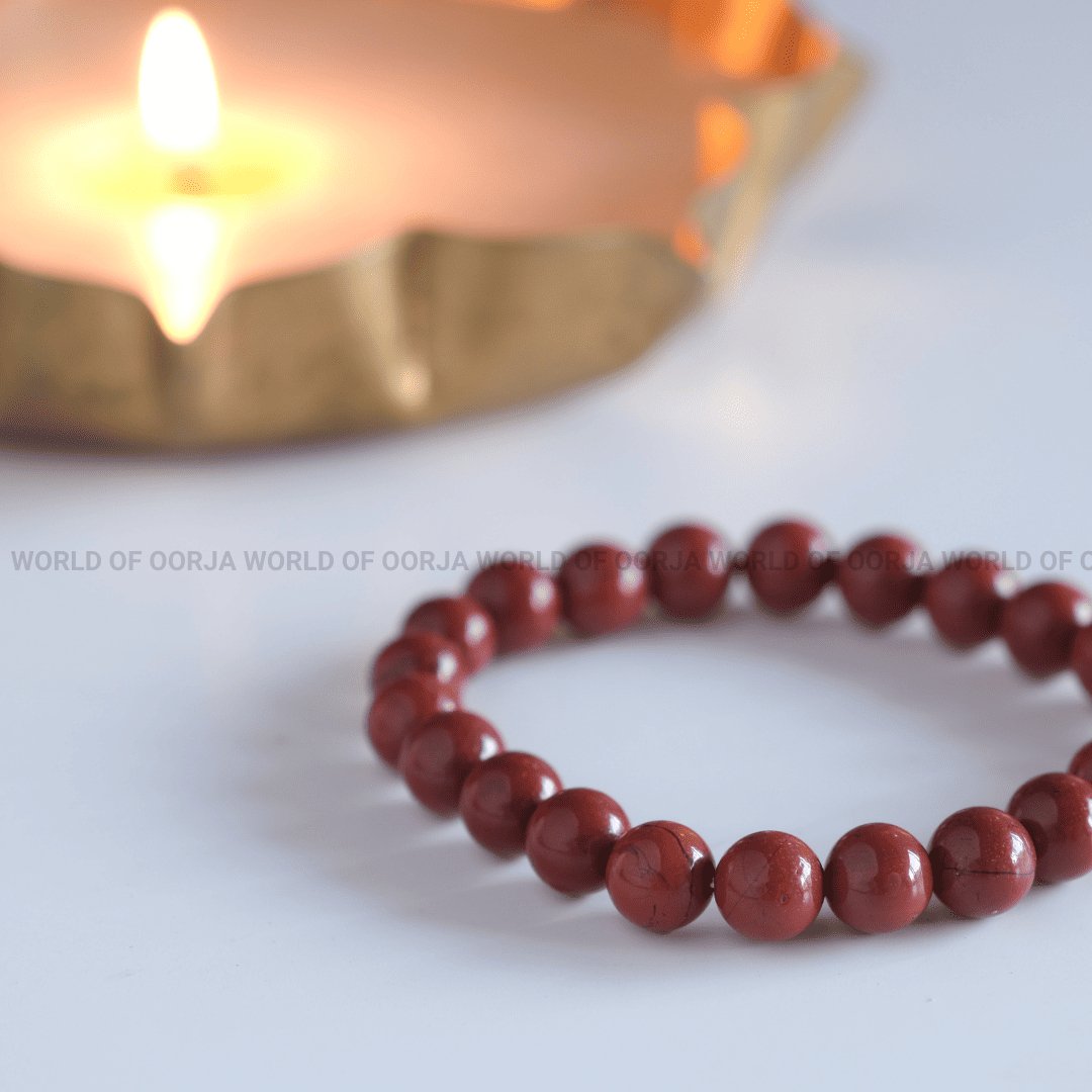 Red Jasper Bracelet - WorldOfOorja