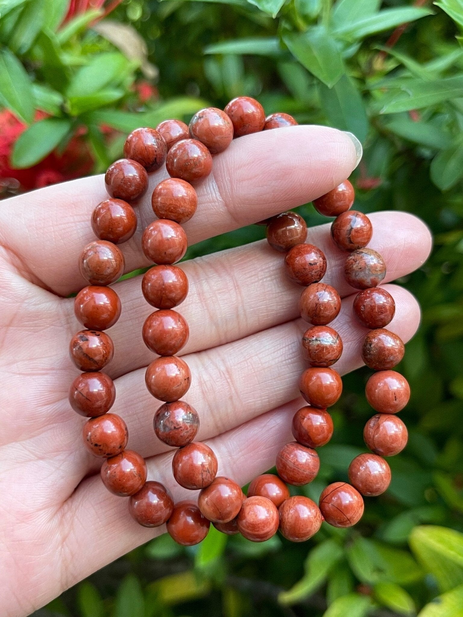 Red Jasper Bracelet - WorldOfOorja