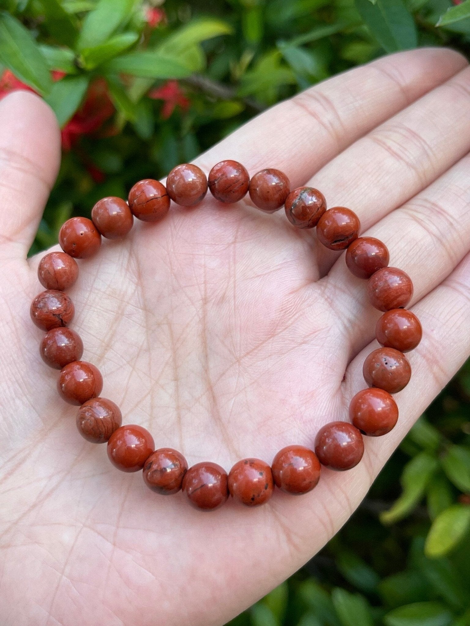 Red Jasper Bracelet - WorldOfOorja