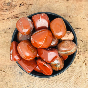 Red Jasper Tumble Stones - WorldOfOorja