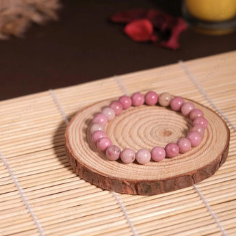Rhodochrosite Bracelet - WorldOfOorja