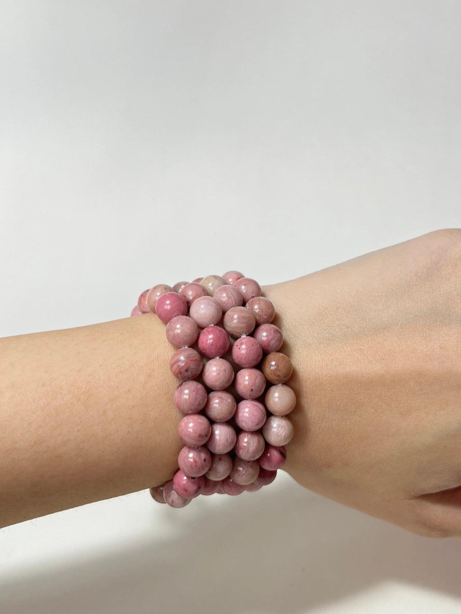 Rhodochrosite Bracelet - WorldOfOorja