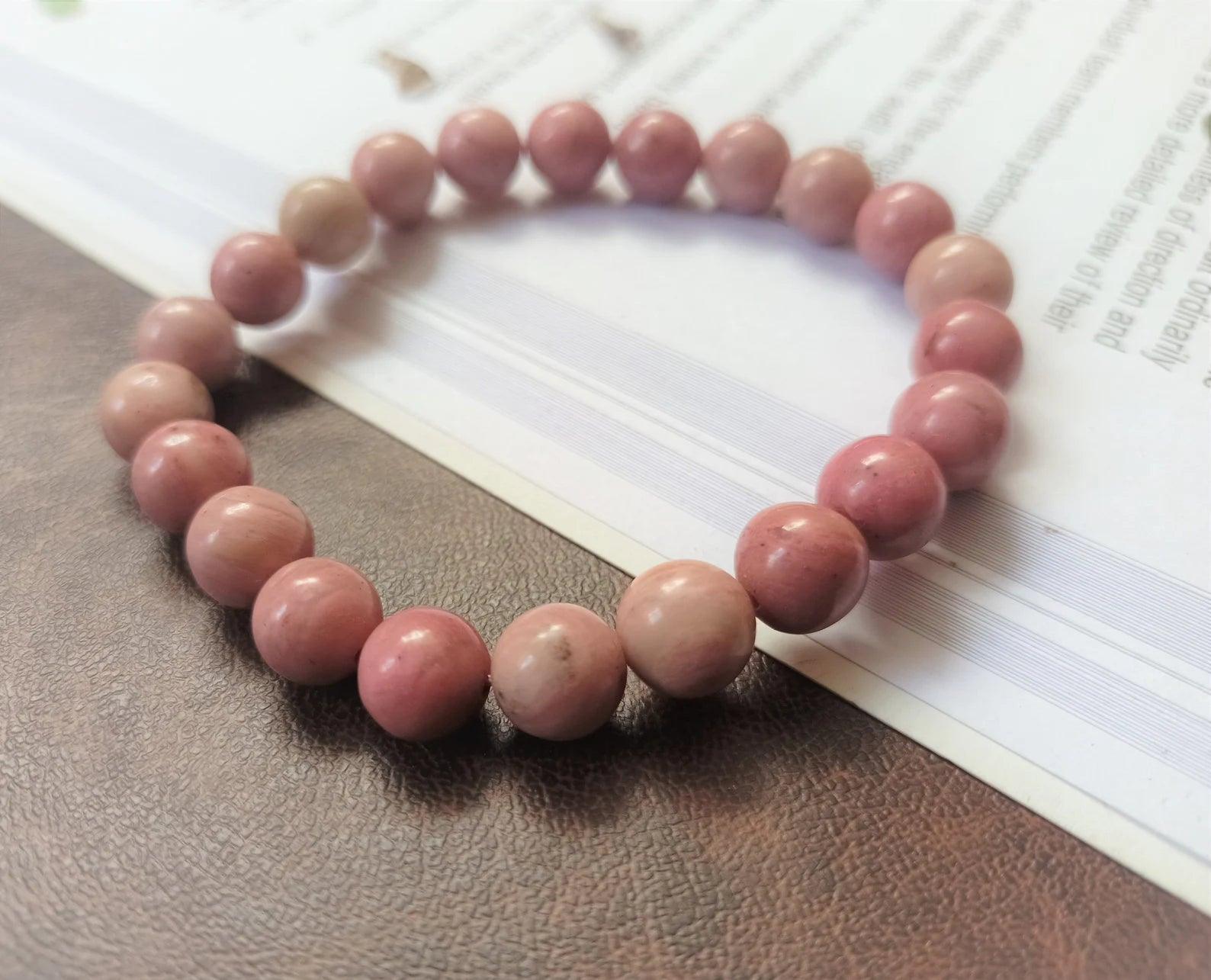 Rhodochrosite Bracelet - WorldOfOorja