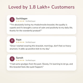 Rhodochrosite Bracelet customer reviews – loved by 1.8 lakh+ customers
