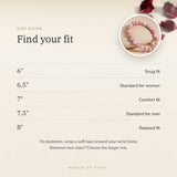 Rhodochrosite bracelet size guide – 6 to 8 inch