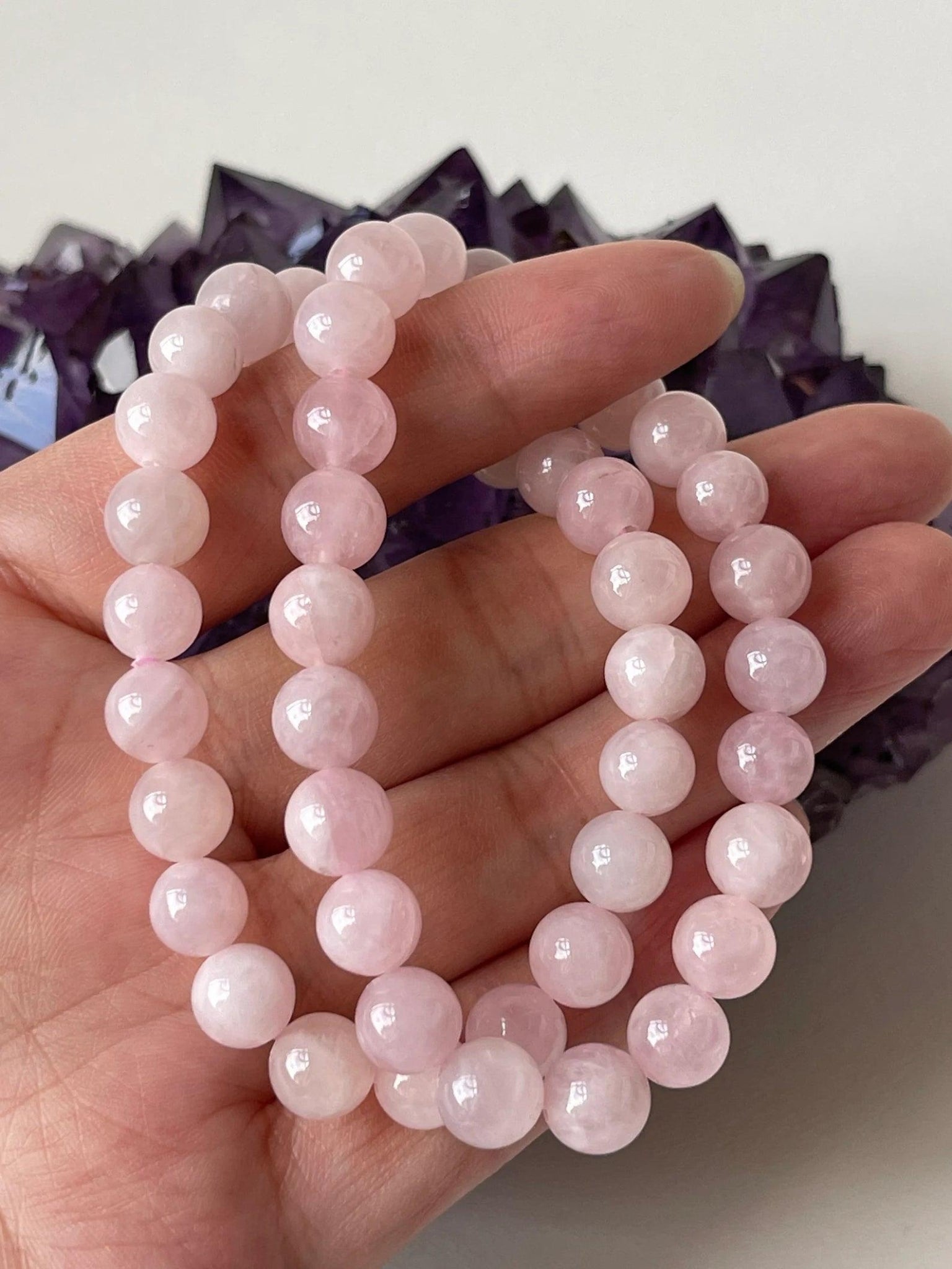 Rose Quartz Bracelet - WorldOfOorja