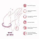 Rose Quartz Bracelet - WorldOfOorja