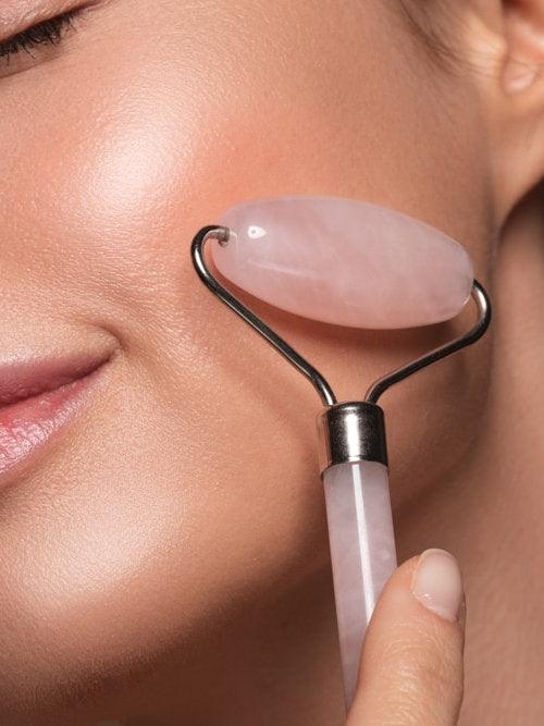 Rose Quartz Face Roller - WorldOfOorja