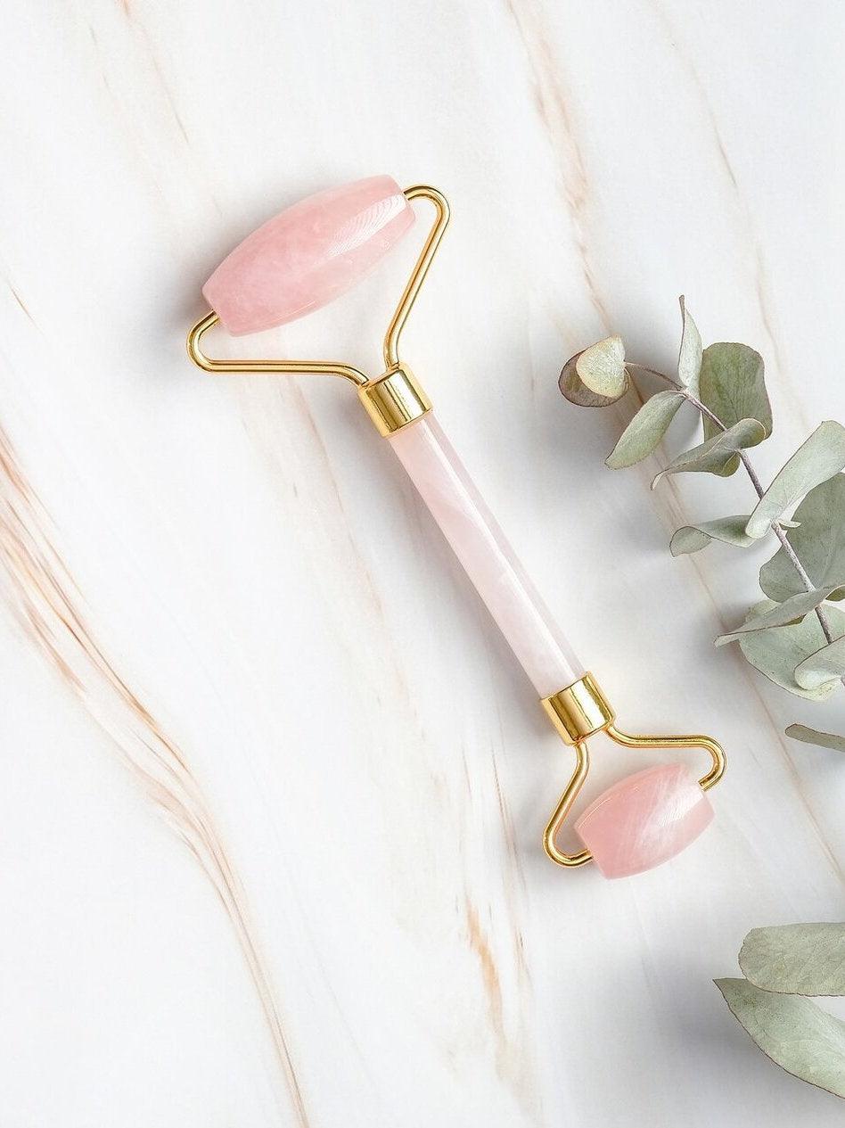 Rose Quartz Face Roller - WorldOfOorja