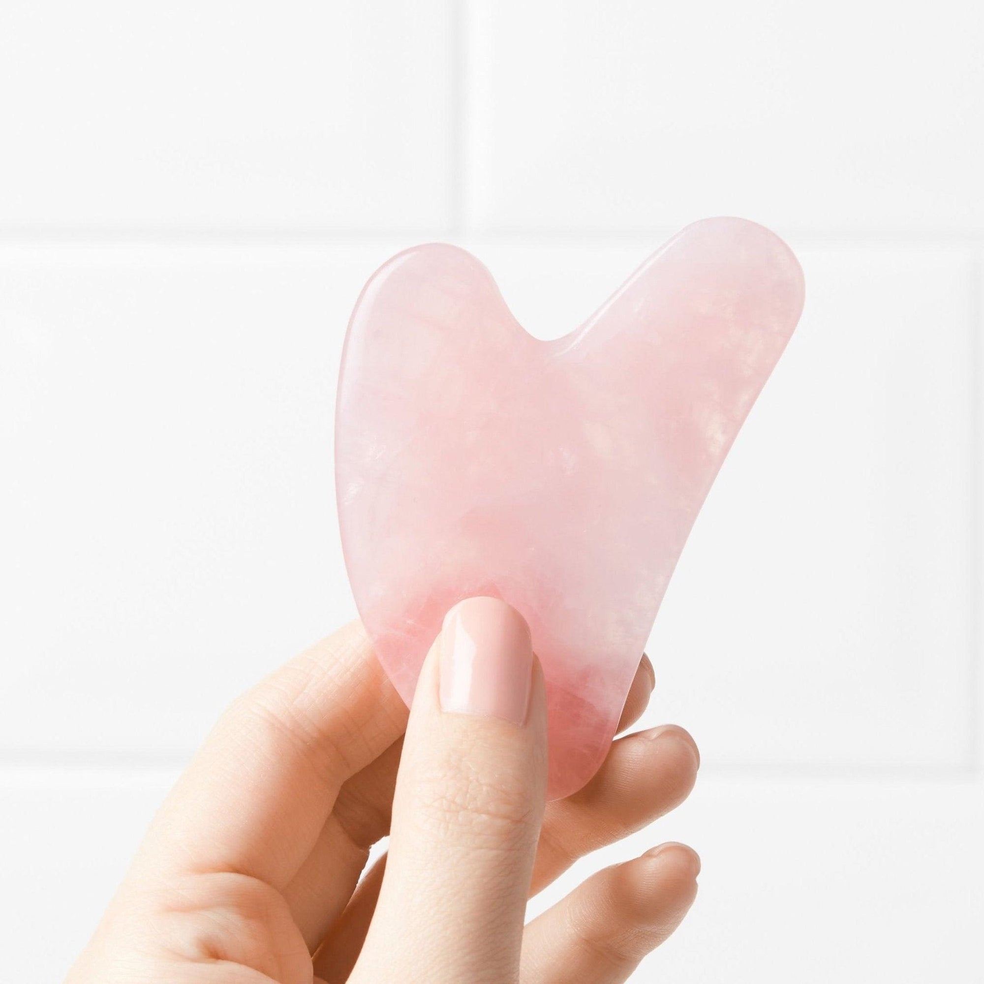 Rose Quartz Gua Sha - WorldOfOorja