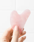 Rose Quartz Gua Sha - WorldOfOorja