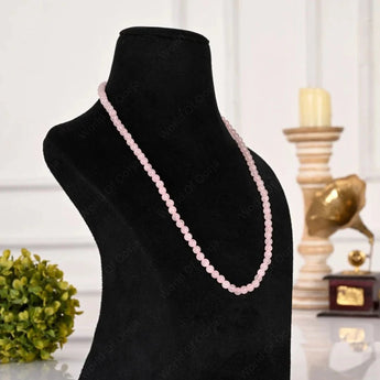 Rose Quartz Necklace - WorldOfOorja