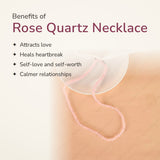 Benefits of Rose Quartz Necklace – World of Oorja