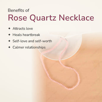 Benefits of Rose Quartz Necklace – World of Oorja