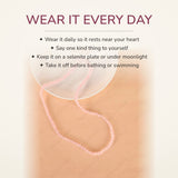 How to wear your Rose Quartz Necklace