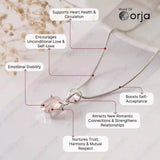 Rose Quartz Pendant - WorldOfOorja