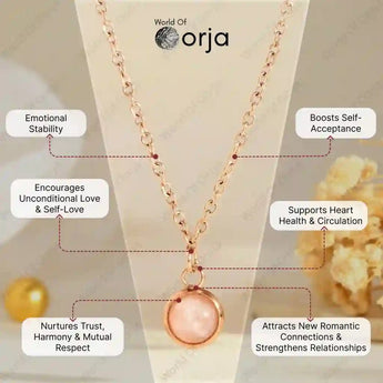 Rose Quartz Pendant - Mini - WorldOfOorja