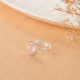Rose Quartz Ring - WorldOfOorja